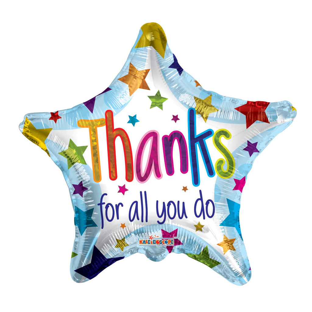 Flower Delivery Florist Same Day Naples 11 Thanks For All You Do Rainbow Star Balloonjpeg